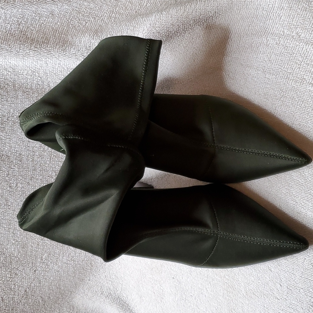 Olive Green sock Boots